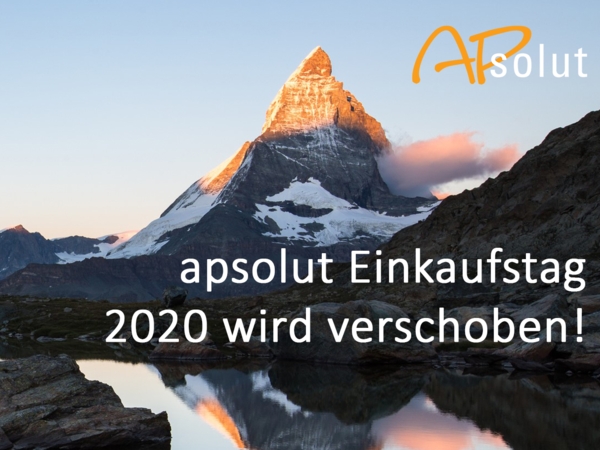 Der apsolut Einkaufstag 2020 wird aufgrund wachsender gesundheitlicher Bedenken verschoben