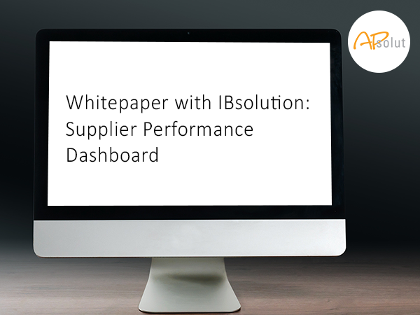 Whitepaper with IBsolution: Supplier Performance Dashboard